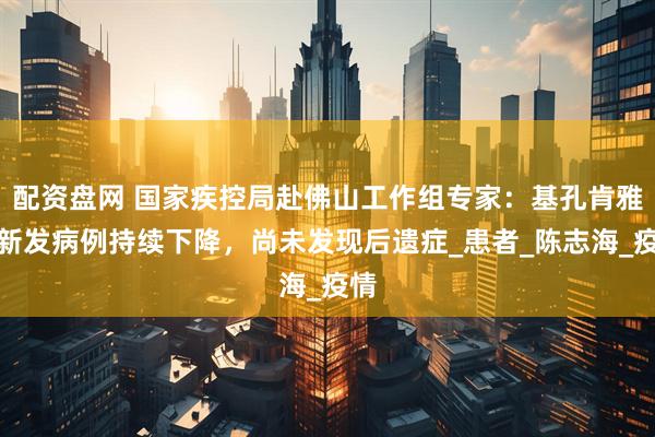 配资盘网 国家疾控局赴佛山工作组专家：基孔肯雅热新发病例持续下降，尚未发现后遗症_患者_陈志海_疫情